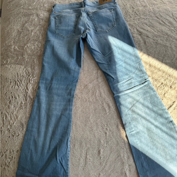 DIESEL R-LLOWLEEH SLIM BOOTCUT LOW WAIST JEANS - Picture 4 of 7